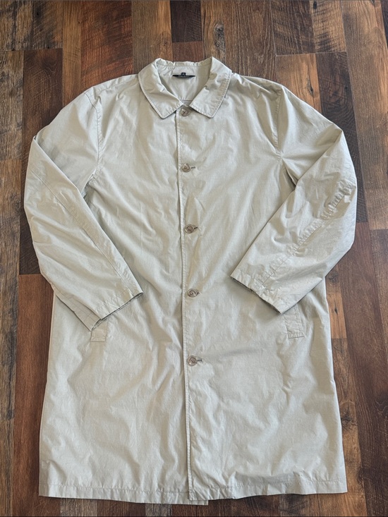 Jos. A. Bank Other - Jos. A. Bank Tan Raincoat Car Coat Jacket 44L Cotton Nylon Lightweight Long